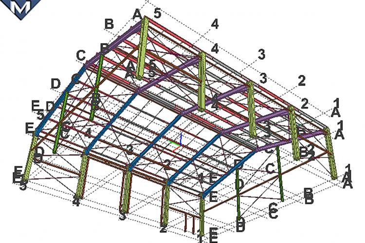 Konstrukcja Stalowa  Hali Warsztatowej INMET Konstrukcje